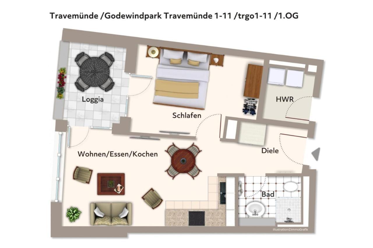 Godewindpark Travemünde Godewindpark Travemünde 1-11 Apartment